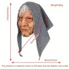 Öreg néni, ráncos arcú néne, boszorkány, banya gumi álarc, maszk - ÚJ