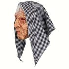 Öreg néni, ráncos arcú néne, boszorkány, banya gumi álarc, maszk - ÚJ