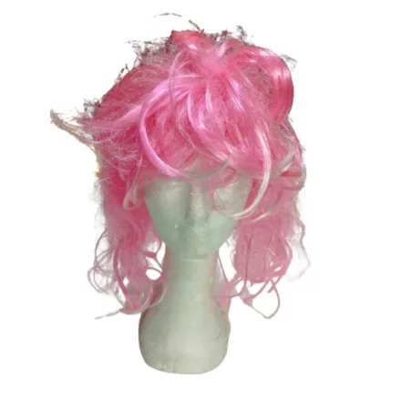 Pink-rózsaszín paróka, jelmezkiegészítő