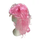 Pink-rózsaszín paróka, jelmezkiegészítő