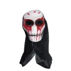 Varrott szájú, véres horror koponya maszk, álarc - Halloween - ÚJ
