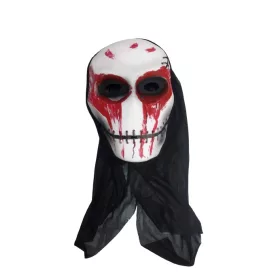  Varrott szájú, véres horror koponya maszk, álarc - Halloween - ÚJ