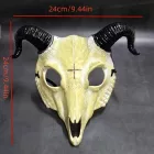 Fehér kecskekoponya, horror maszk, álarc - Halloween - ÚJ