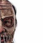 Horror gumi maszk, álarc, összevarrt szájú ember - Halloween - ÚJ