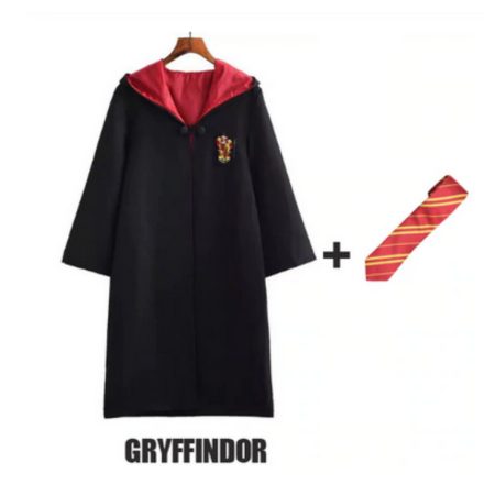 Felnőtt Griffendél jelmez köpeny és nyakkendő - Harry Potter - ÚJ