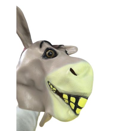 Szamár, csacsi (Shrek) gumi maszk, álarc - ÚJ