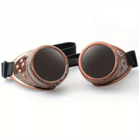   Antikolt bronz keretes steampunk jelmezkiegészítő, szemüveg - ÚJ