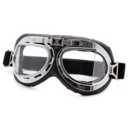 Retro fekete pilótaszemüveg, jelmezkiegészítő - ÚJ