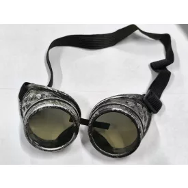 Steampunk jelmezkiegészítő, szemüveg, ezüst - ÚJ