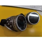 Steampunk jelmezkiegészítő, szemüveg, ezüst - ÚJ