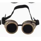 Steampunk jelmezkiegészítő, szemüveg, arany - ÚJ