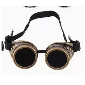 Steampunk jelmezkiegészítő, szemüveg, arany - ÚJ