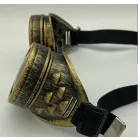 Steampunk jelmezkiegészítő, szemüveg, arany - ÚJ