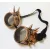 Steampunk jelmezkiegészítő, szemüveg, arany, tüskés - ÚJ