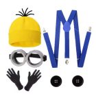 4 db-os szett (kamasz vagy felnőtt méret), jelmezkiegészítő - Minyonok - ÚJ