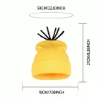 Sárga kötött sapka (kamasz vagy felnőtt méret), jelmezkiegészítő - Minyonok - ÚJ