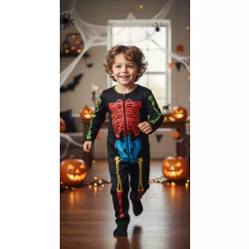 Kb 4 évesre csontvázas jelmez - Halloween