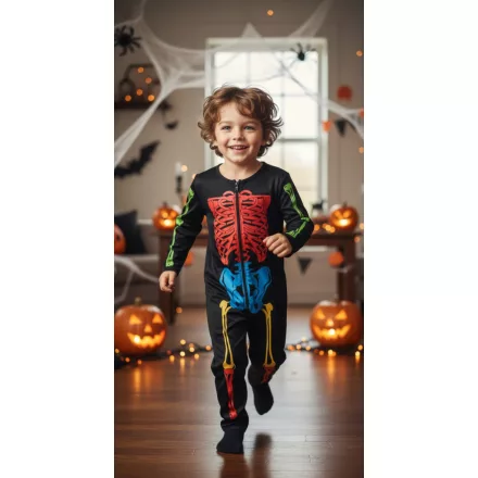 Kb 4 évesre csontvázas jelmez - Halloween