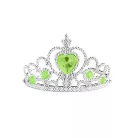 Zöld köves tiara, korona - ÚJ