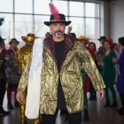 Férfi M-es Big Daddy Player, Dollárpapa jelmez kalappal - Disguise