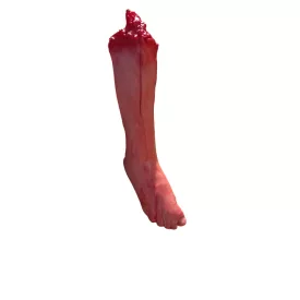   Véres láb, lábszár, gumi jelmezkiegészítő, partikellék - Halloween - ÚJ (1 db, nem egy pár!)