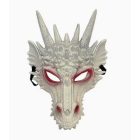 Fehér sárkány maszk, álarc - ÚJ