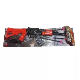   Játék gépfegyver 3 öntapadós tölténnyel, 56 cm hosszú - ÚJ