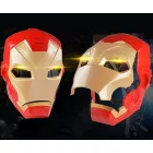 Felnyitható, világító, hangot adó maszk, álarc - Vasember, Ironman - ÚJ