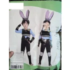 7-9 évesre Zootopia nyuszi, nyúl rendőr jelmez (unisex) - Zootropolis - ÚJ