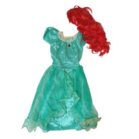 9-10 évesre (L) Ariel jelmez parókával - ÚJ