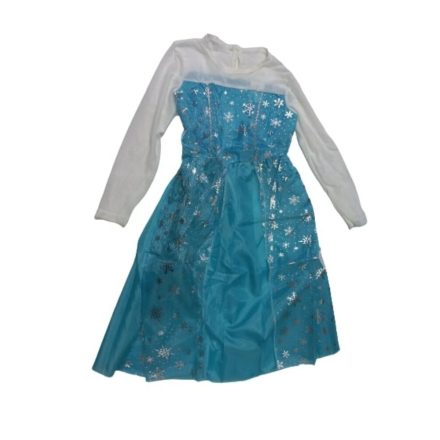 4-6 évesre kék hercegnő ruha, jelmez - Frozen, Jégvarázs - ÚJ