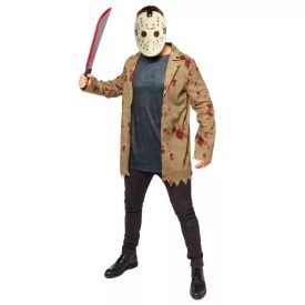   Jason Scary felnőtt jelmez M/L  - Péntek 13 - (kabát és maszk) - ÚJ