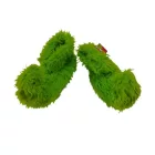 38-39-as szőrmés zöld Grincs cipő, papucs - The Grinch - ÚJ