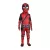 Kb 3 évesre piros-fekete jelmezruha és maszk (álarc) - Deadpool - ÚJ