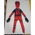 8-9 évesre (L) piros-kék-fekete jelmez szett - Deadpool - ÚJ