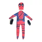 8-9 évesre (L) piros-kék-fekete jelmez szett - Deadpool - ÚJ