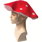 Plüss gomba kalap, jelmezkalap, jelmezsapka, jelmezkiegészítő - ÚJ