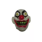 Gülüszemű, rugós szemű rémisztő bohóc maszk, álarc - Halloween - ÚJ