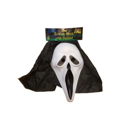 Sikoly maszk, álarc, halloweenra is jó - ÚJ