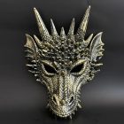 Arany sárkány maszk, álarc - ÚJ