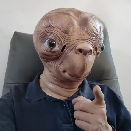 E.T. gumi maszk, álarc - ÚJ