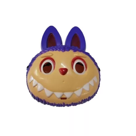 Műanyag maszk, álarc, lila - Labubu - ÚJ