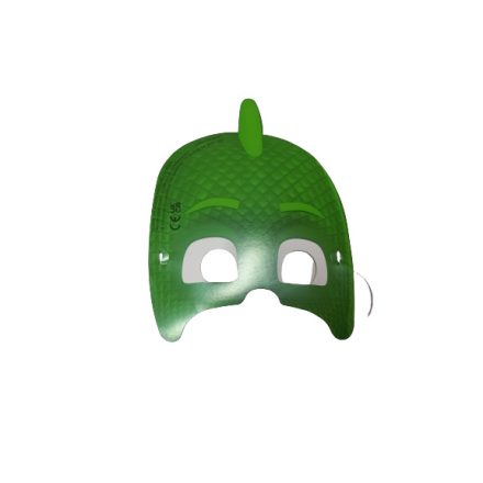 Zöld gekkó papír maszk, álarc - Pizsihősök - PJ Masks - ÚJ