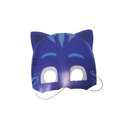 Kék macska, cica papír maszk, álarc - Pizsihősök - PJ Masks - ÚJ