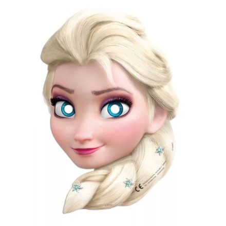 Papir álarc, maszk - Elsa - Frozen, Jégvarázs- ÚJ