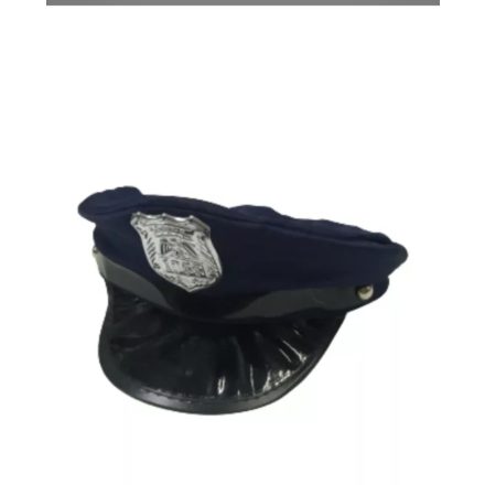 Felnőtt fejre rendőr jelmezsapka - ÚJ