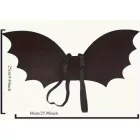 Denevér szárny, jelmezkiegészítő, 66*25 cm - Halloween - ÚJ