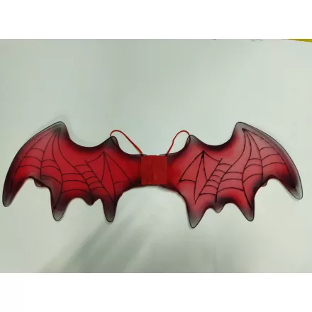 Piros denevérszárny, ördög szárny, jelmezkiegészítő, 85x30 cm - Halloween - ÚJ