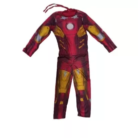 98-104-es piros vasember jelmez - Iron Man - ÚJ