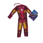 98-104-es piros vasember jelmez - Iron Man - ÚJ